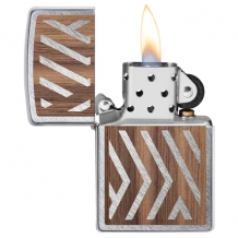 Zippo Woodchuck Herringbone Sweep achterzijde Zippo Woodchuck Herringbone Sweep achterzijde