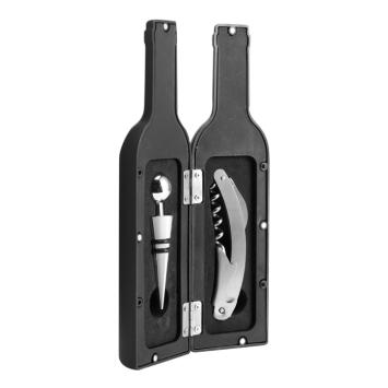 2-delige wijnset in flesvorm inclusief graveren 1