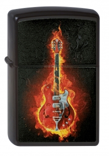 Zippo Guitar in Flames