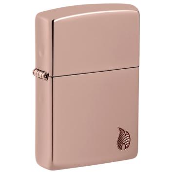 Zippo aansteker  Armor High Polish Rose Gold with Flame