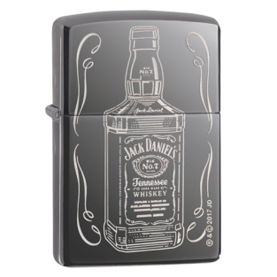 Zippo Jack Daniels Bottle Black Ice