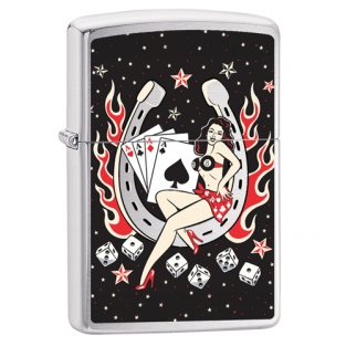 Zippo lady luck