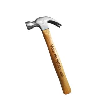 Klauwhamer met gravure