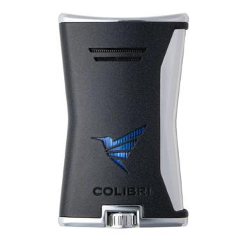 Colibri aansteker Single Jetflame slim Black - Chrome
