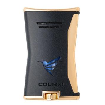 Colibri aansteker Single Jetflame slim Black - gold