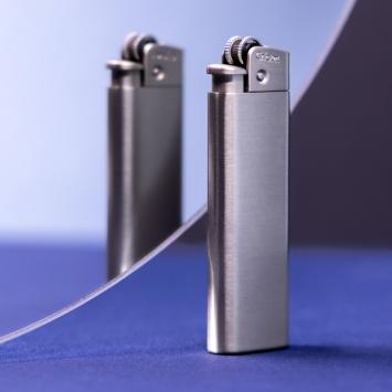 Cricket Deluxe aansteker silver