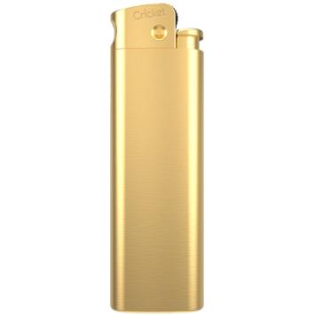 Cricket deluxe metal gold brushed vuursteen aansteker