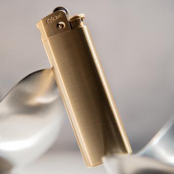 Gouden Cricket aansteker inclusief graveren