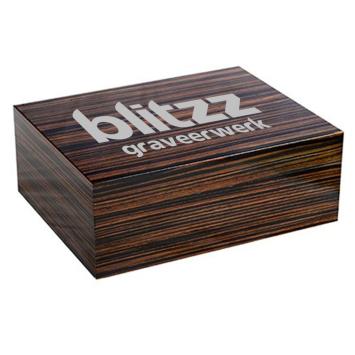 Humidor met logo in kleur