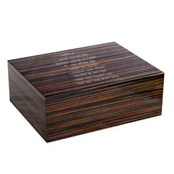 Jemar Indian Humidor met tekst bedrukken