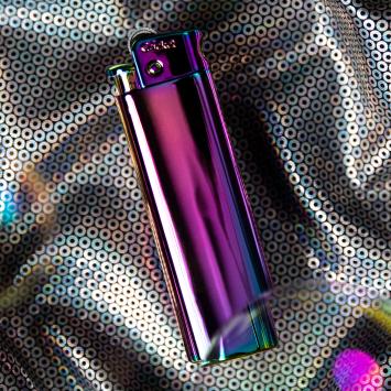 Vuursteen aansteker Cricket deluxe metal iridescent