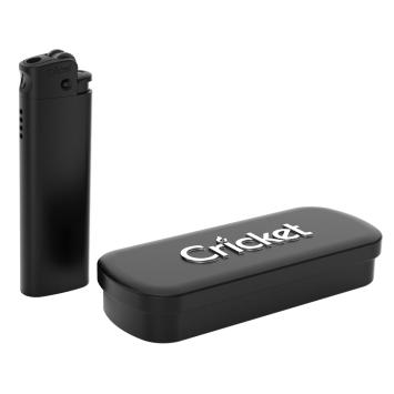 Cricket vuursteen aansteker mat zwart