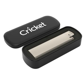 Cricket vuursteenaansteker brushed nickel