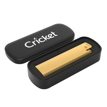 Cricket vuursteenaansteker brushed gold