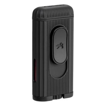 Xikar aansteker hedron flat jetflame black