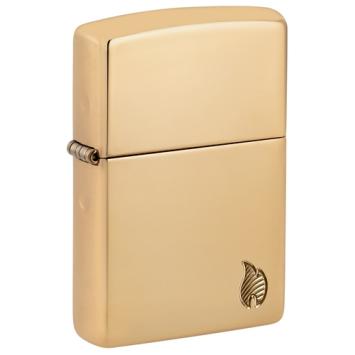 Zippo Armor Case Brass with Flame