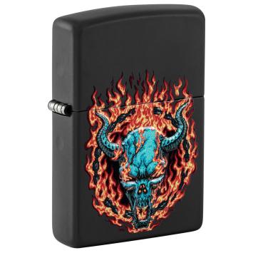 Zippo aansteker Burning Devil Design