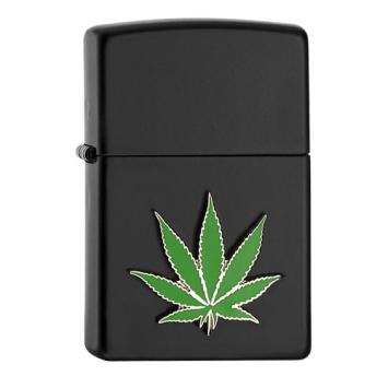 Zippo Cannabis Leaf Design