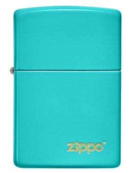 Zippo Flat Turquoise Zippo Lasered