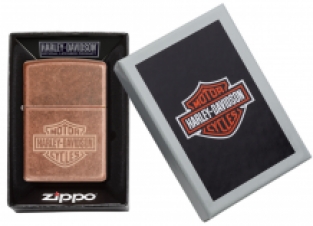 Zippo aansteker Harley Davidson Copper verpakking