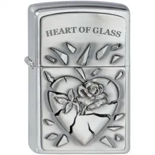 Zippo aansteker Heart of Glass