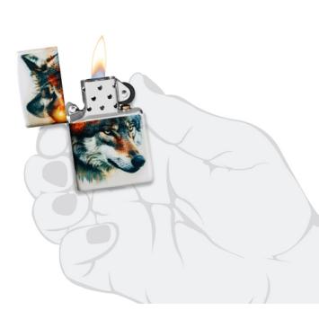 Zippo in hand