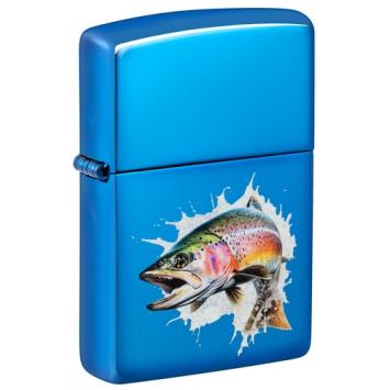 Zippo Jumping Fish Design