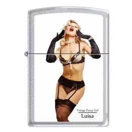 Zippo aansteker vintage Pinup Luisa Limited Edition