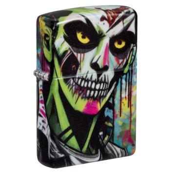 Zippo Punk Zombie Skull Design