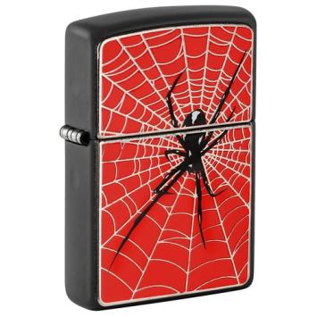 Zippo Spider Web Red