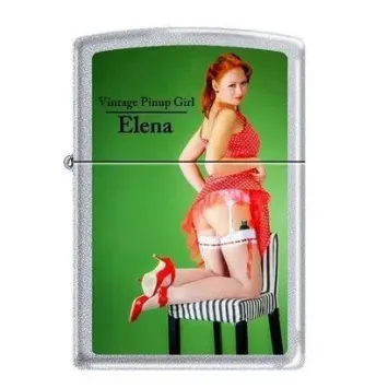 Zippo aansteker vintage Pinup Elena Limited Edition