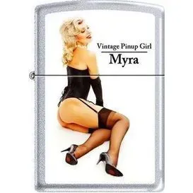 Zippo aansteker vintage Pinup Myra Limited Edition