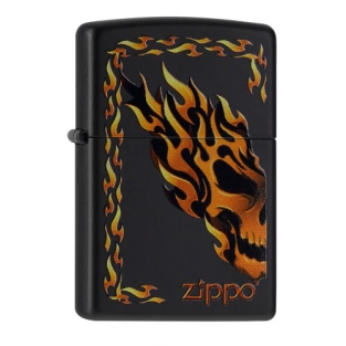 Zippo Flaming Tattoo
