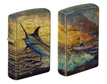 Aansteker Zippo Guy Harvey Fish and Boat
