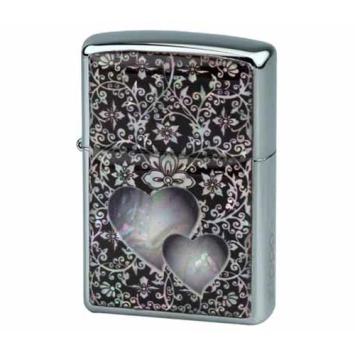 Zippo aansteker Pearl Heart