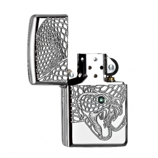 Zippo Snake With Tongue And Crystal