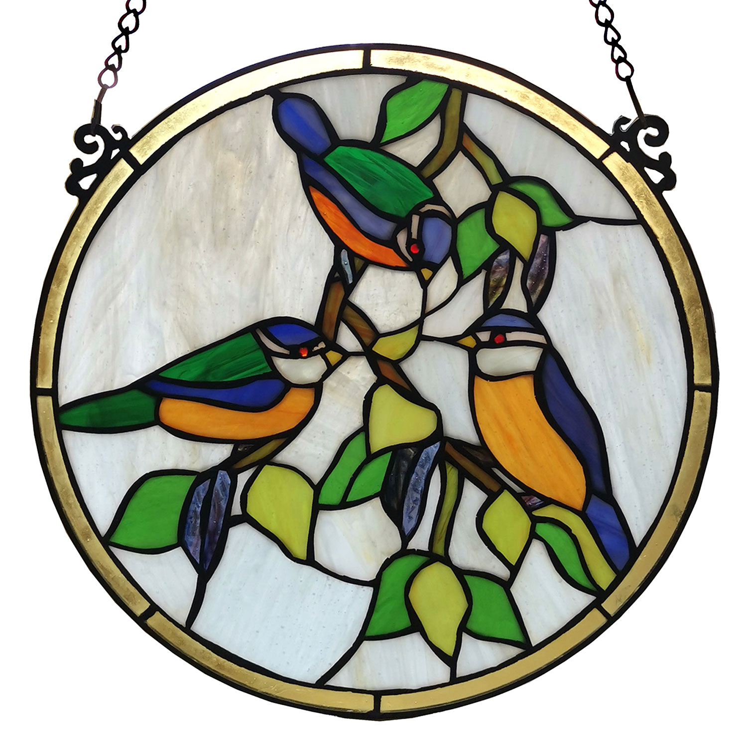 Tiffany Glass Fenster Vögel