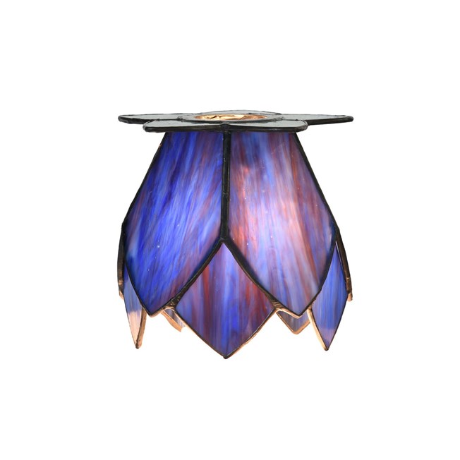 Tiffany Separates Glasschirm Blue Lotus