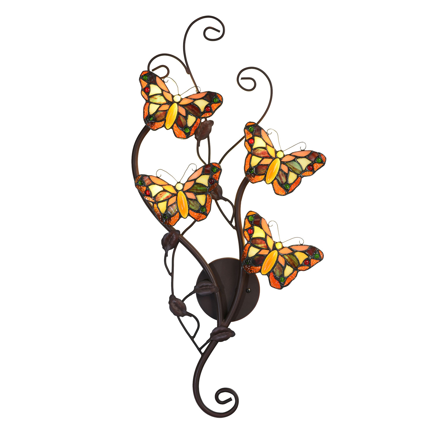 Tiffany Wandleuchte Schmetterling