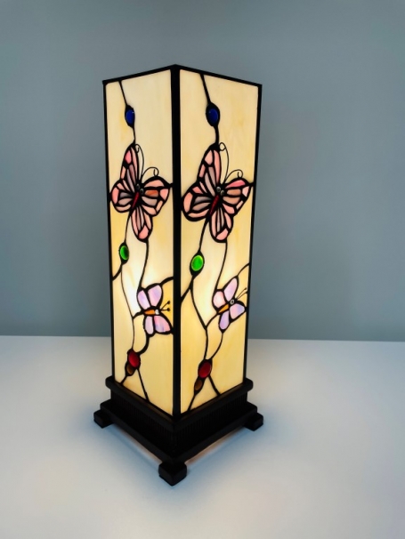 Tiffany beistell Leuchte Papillon klein