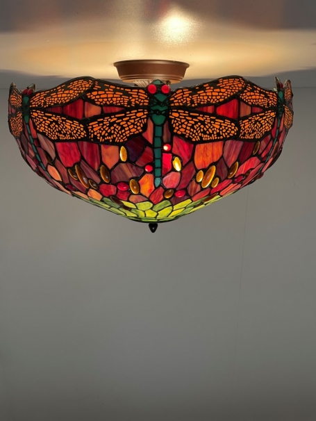 Tiffany Deckenleuchte Dragonfly 50 Flow