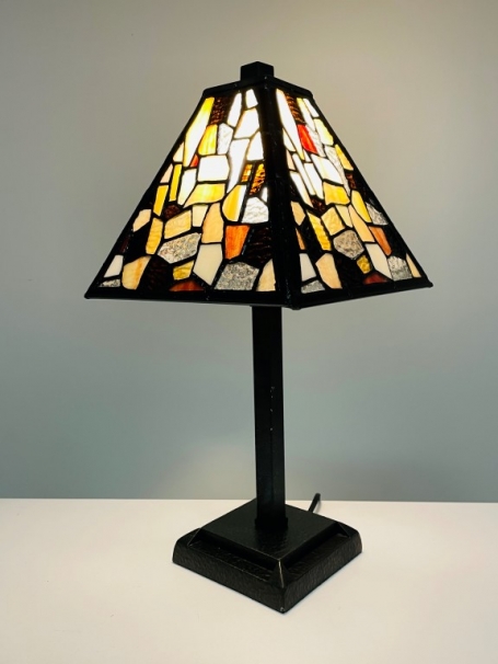 Tiffany Mini Tischlampe Fallingwater
