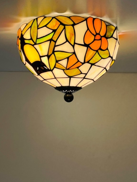 Tiffany Plafondlamp Ø25cm Brescia - 80