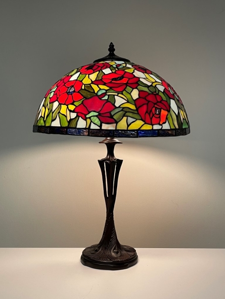Tiffany tafellamp Rosas 40-P8