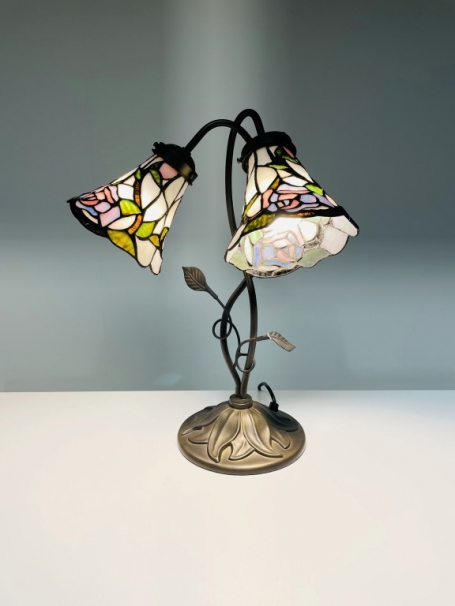 Tiffany Tischlampe Flora