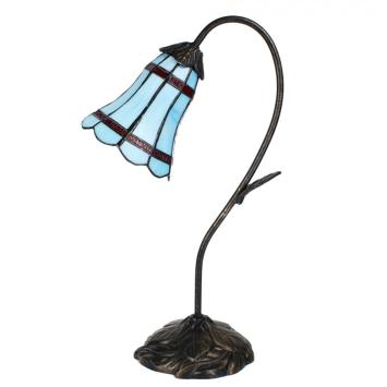 Lampe de table Tiffany Bleu 52136249