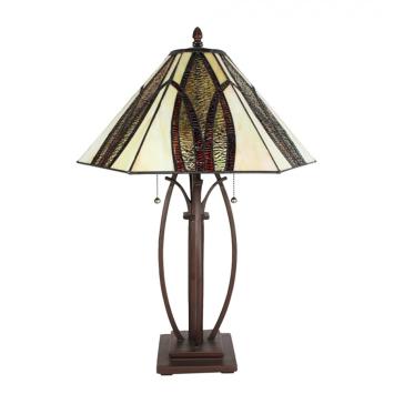 Tiffany Table Lamp Roas 45cm
