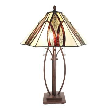 Lampe de table Tiffany Roas 45cm