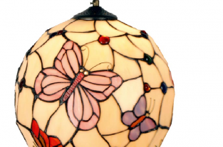 Tiffany Pendelleuchte Papillon Round