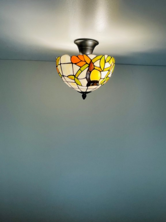 Tiffany plafondlamp Brescia 2596